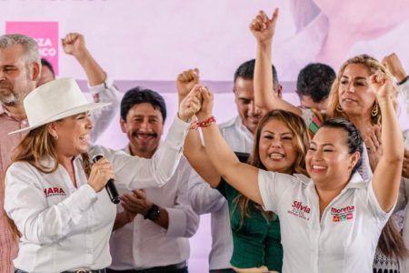 Con multitudinarios cierres, Mara Lezama y Silvia Dzul asegura triunfo en Solidaridad y Tulum