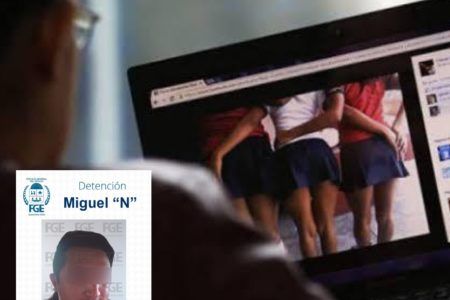 PORNÓGRAFO. Miguel ”N” fue detenido en Cozumel por el delito de pornografía infantil