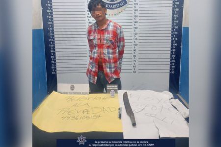 Capturan policías de Solidaridad a extorsionador