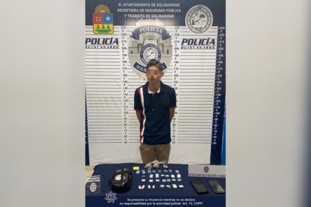 Atrapan a mininarco con varias dosis de diversas drogas