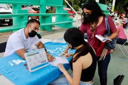 ORGANIZA GOBIERNO DE PUERTO MORELOS LA TERCERA FERIA DEL EMPLEO 