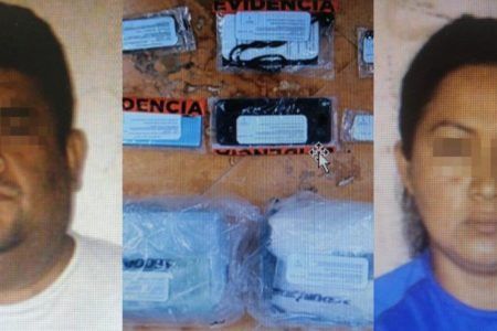 Cárcel, a pareja de narcos detenidos con 3 kilos de drogas en carretera Cancún-Tulum