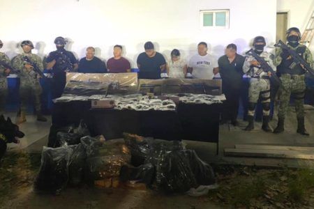 Banda de sicarios detenidos en Playa del Carmen son recluidos en cárcel de Cancún