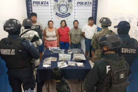Atrapan a 7 narcomenudistas en Playa de Carmen