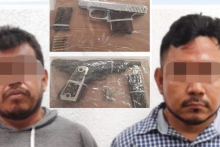 Sujetos armados detenidos en Playa del Carmen son sometidos a juicio