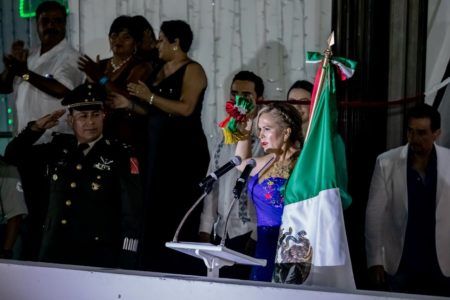 Con fervor cívico, en Solidaridad se conmemora el Grito de Independencia