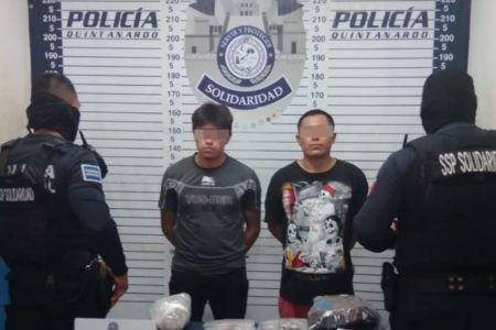 Capturan a tres distribuidores de droga en Playa del Carmen