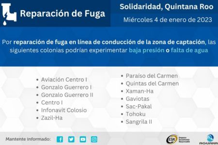 Atento Aviso de Aguakan; toma tus precauciones