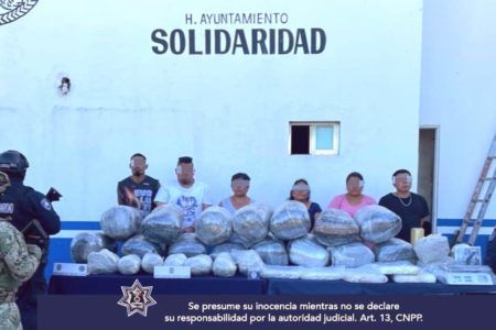 Atrapados en la selva seis narcotraficantes con 60 kilos de mariguana