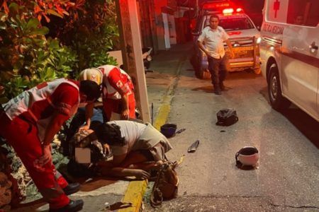 Joven motociclista pierde la vida en la aeropista en Isla Mujeres