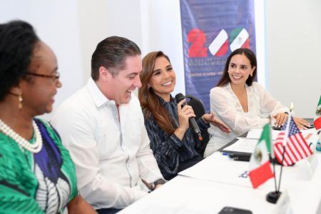Mara Lezama y Dorothy Nguttter fortalecen relación bilateral y labor conjunta