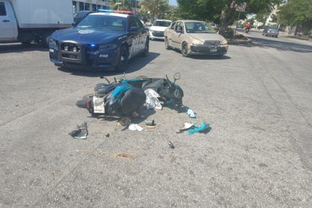 Conductor huye luego de ocasionar un accidente y dejar lesionado a un Motociclista.