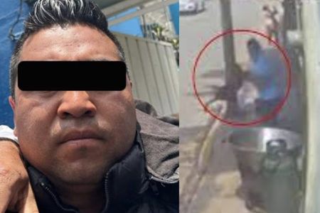 Apañan a Sergio “N”, sujeto que lanzó a perrito dentro de un cazo con aceite hirviendo