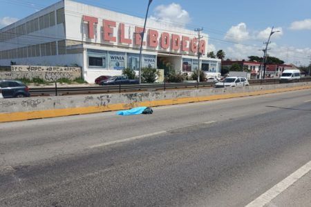 Trágico encuentro con su destino; muere atropellado sobre el bulevar Playa del Carmen