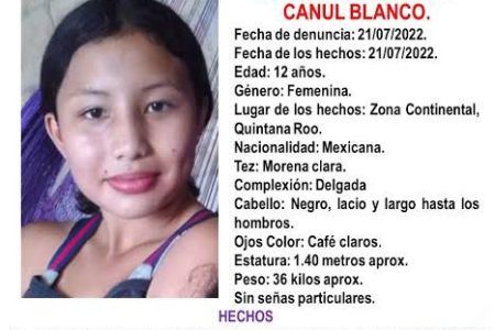 Ofrecen recompensa de 1.5 millones de pesos para localizar a la niña Fernanda Cayetana