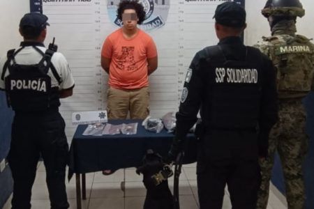 Con LSD y marihuana el poblano Edmundo “N” va a la cárcel en Playa del Carmen