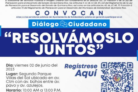 Invitan a diálogo ciudadano “Resolvámoslo juntos”