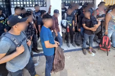 En Veracruz rescatan a 129 migrantes; 19 niños viajaban sin compañía
