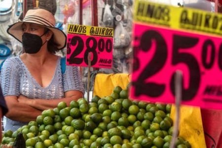 Inflación en México baja a su menor tasa en más de 2 años