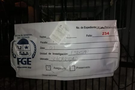 Catea FGE dos inmuebles en Playa del Carmen; asegura droga y detiene a una persona