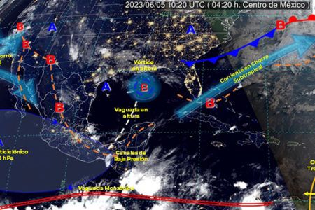 Se esperan fuertes lluvias hoy lunes en Quintana Roo