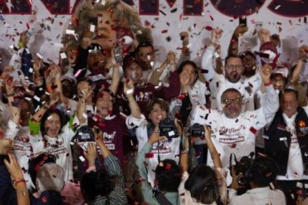 Delfina Gómez será la primera gobernadora de Edomex; conteo rápido le da triunfo