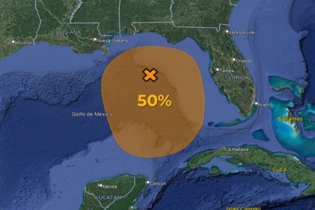 Primera amenaza de tormenta en el Golfo de México