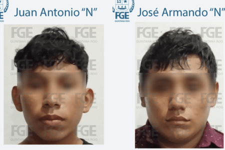 Se paseaban 2 narcomenudistas por calles de Cancún en moto robada