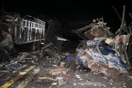 Carreterazo deja 15 muertos en autopista Oaxaca-Puebla; autobús transportaba migrantes