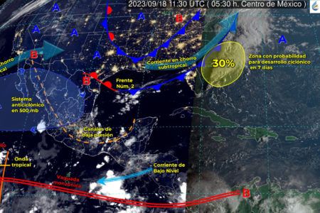 Así estará el clima para hoy lunes en Quintana Roo