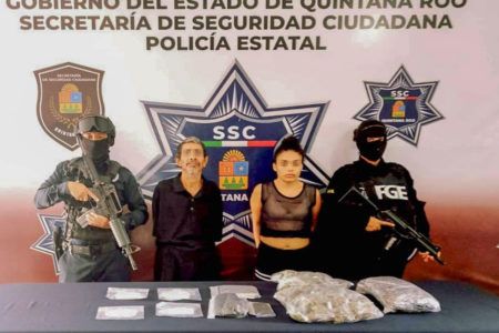 Caen en Cancún “La Bichota” y “El Tres Lono” cargados de drogas