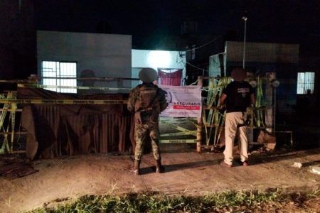 Catean domicilio en Chetumal; aseguran droga