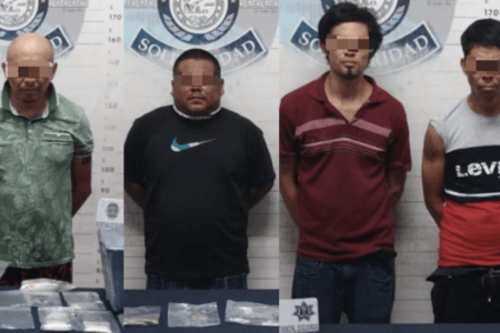 Ofrecían drogas a transeúntes en Solidaridad; los detienen policías