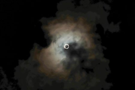 #Galería Así se apreció el eclipse solar anular en la Península de Yucatán