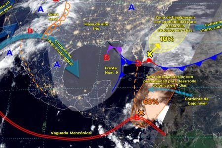 Se prevén lluvias y chubascos hoy jueves en Quintana Roo 