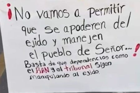 Ejidatarios bloquean carretera que une Carrillo Puerto y Valladolid