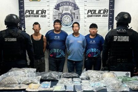 Golpazo a narco en Playa del Carmen; atrapan a banda de narcomenudistas con más de 340 dosis de drogas