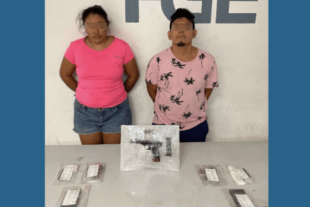 Detienen a pareja narcomenudista en Solidaridad