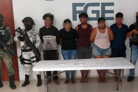 Capturan a 12 personas en ocho cateos cumplimentados en Solidaridad