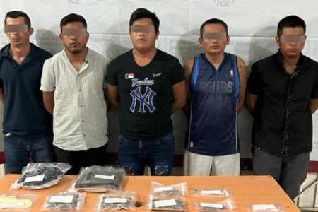 Caen cinco con drogas durante cateo de domicilio en Cancún