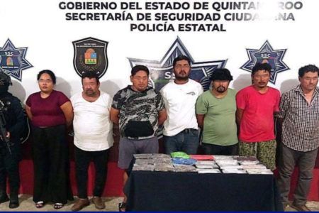 Detienen a 7 narcomenudistas en Cancún