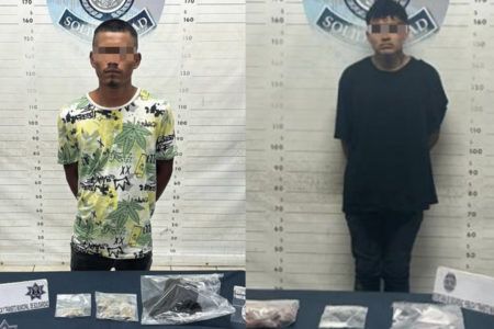 Dos detenidos durante operativo contra el narcomenudeo en Solidaridad