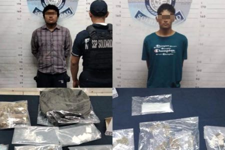 A la cárcel, dos sujetos que vendían drogas en Playa del Carmen