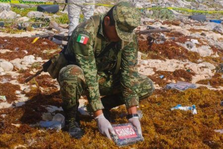 RECALA DROGA. Asegura Guardia Nacional cocaína en Cozumel por un valor de 6 millones de pesos