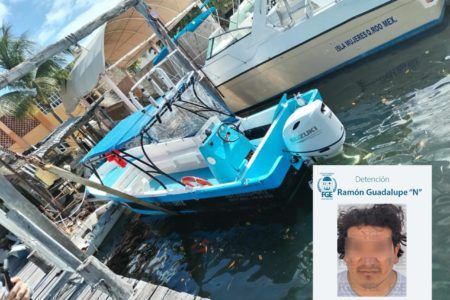 Dan prisión preventiva justificada a Ramón Guadalupe “N”, capitán de embarcación hundida en Isla Mujeres