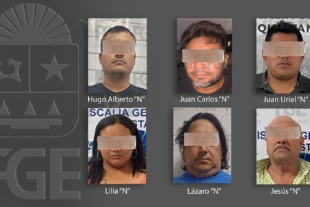 BARREN CON PEDERASTAS.- Atrapan a seis personas por el presunto delito contra la libertad y seguridad