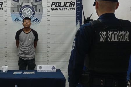 NARCO ALBAÑIL.- El impostor no pudo burlar la seguridad de Grupo Xcaret