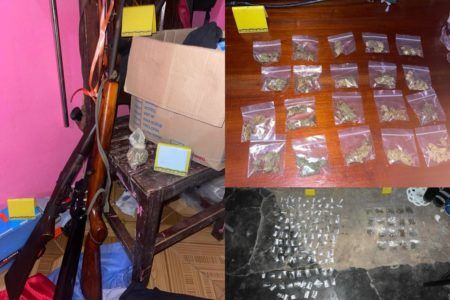 Hallan armas y drogas durante cateos en Tulum; también hay tres detenidos