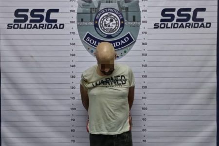 Juan “N” detenido por ser señalado de abusar de una menor en Playa del Carmen