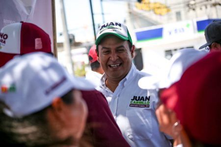 Gran respaldo a Juan Carrillo y la 4T en Puerto Aventuras
